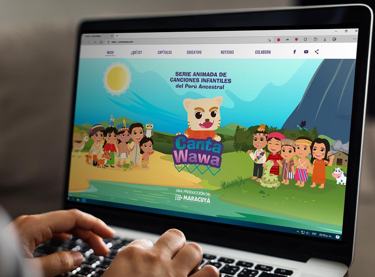 Canta Wawa - Diseño web
